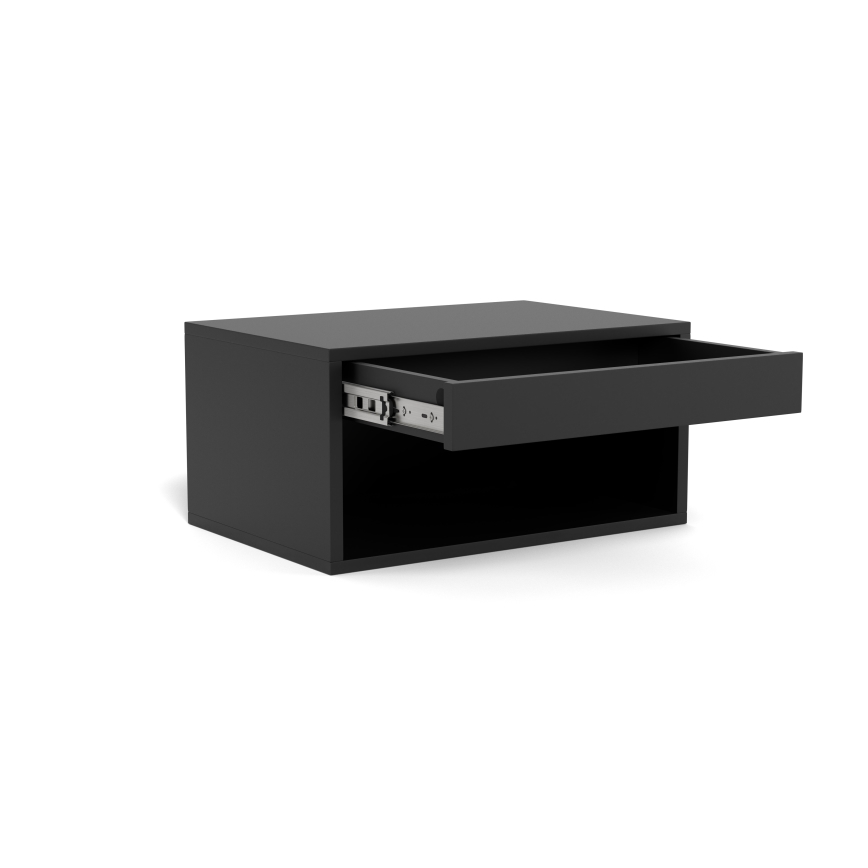 Comodino LIGNE 50x35 cm nero