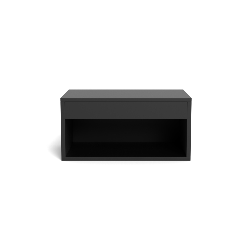 Comodino LIGNE 50x35 cm nero