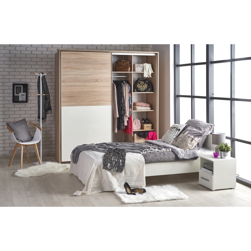 Comodino LIMA 44x40 cm bianco