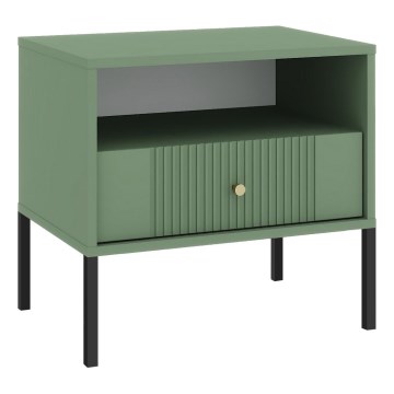Comodino LUE verde/nero