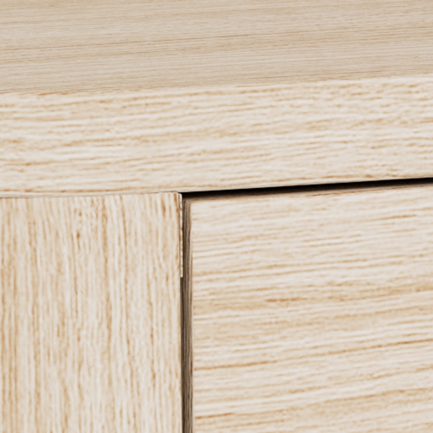 Comodino MADERA 46x30 cm rovere bianco