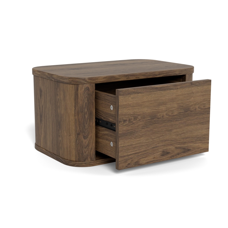 Comodino MADERA 46x30 cm rovere