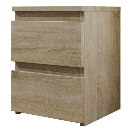Comodino MALWA 40x40 cm marrone
