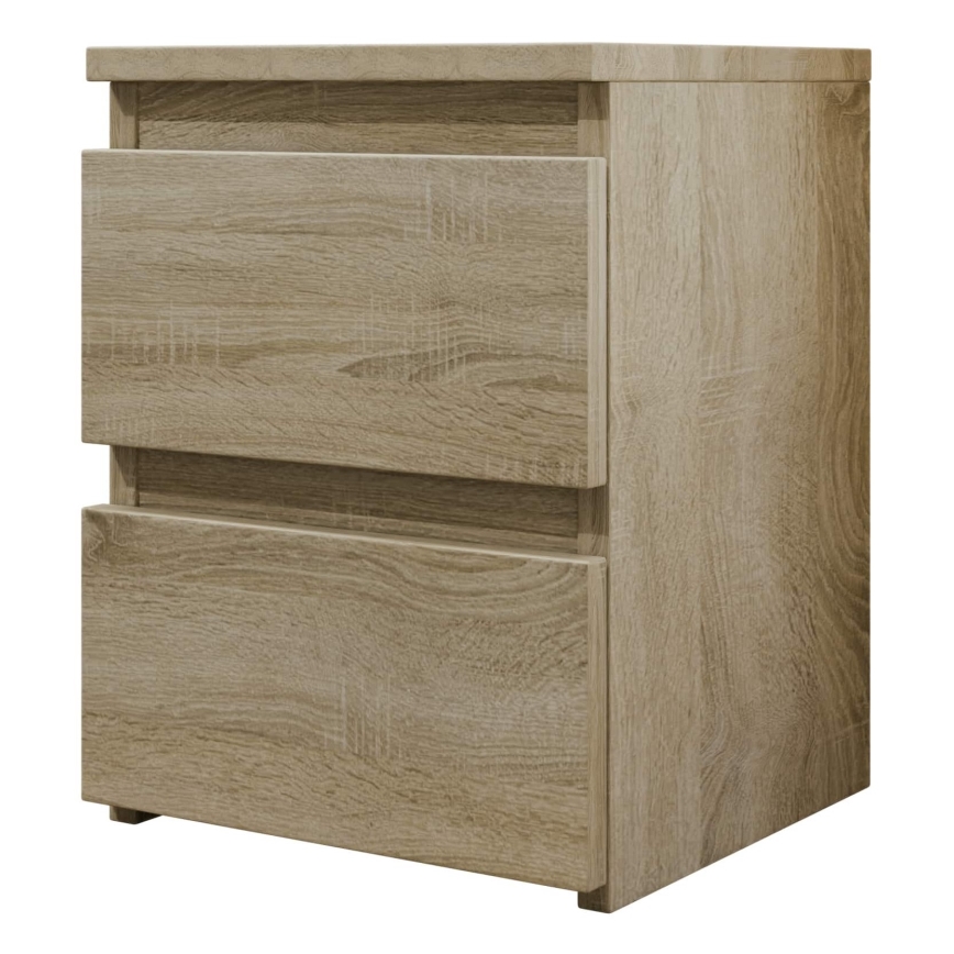 Comodino MALWA 40x40 cm marrone