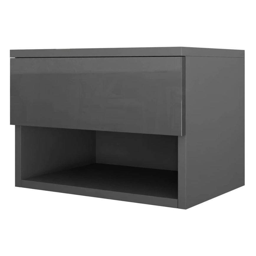 Comodino NECE 32x45 cm antracite