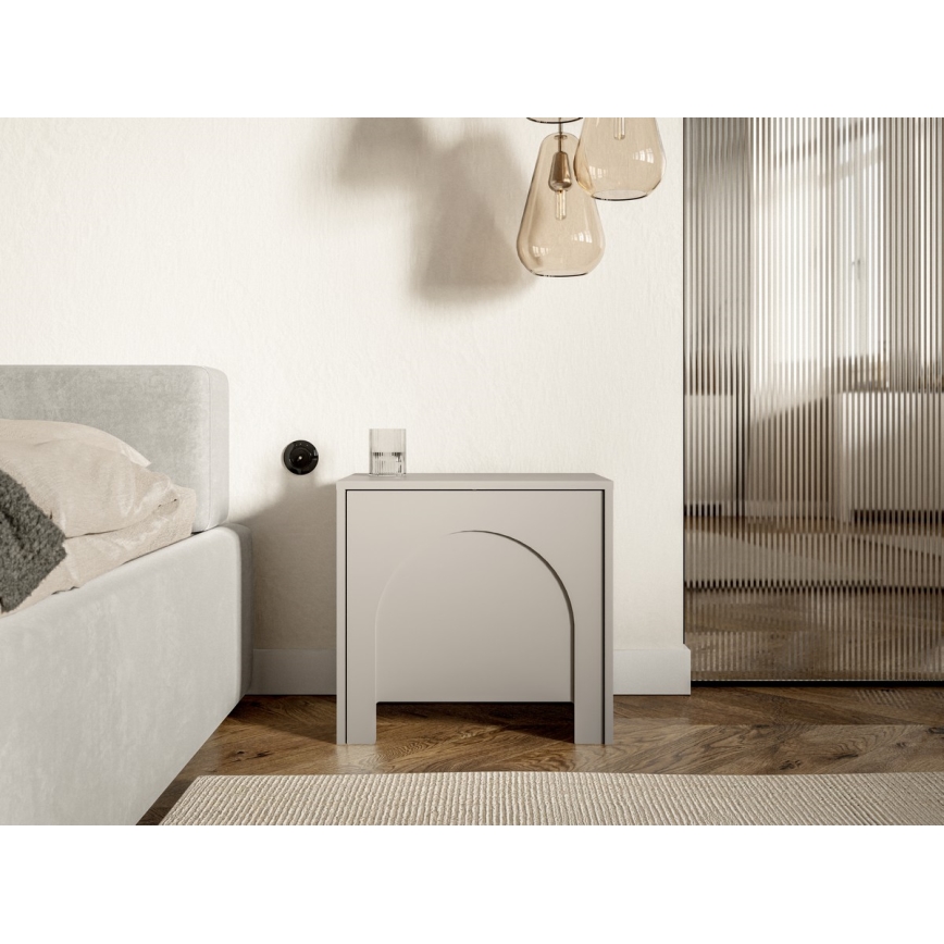 Comodino NIO cashmere/beige