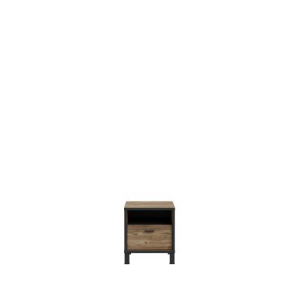 Comodino OREN marrone/nero
