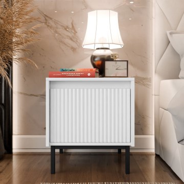 Comodino OZMI 50x45 cm bianco