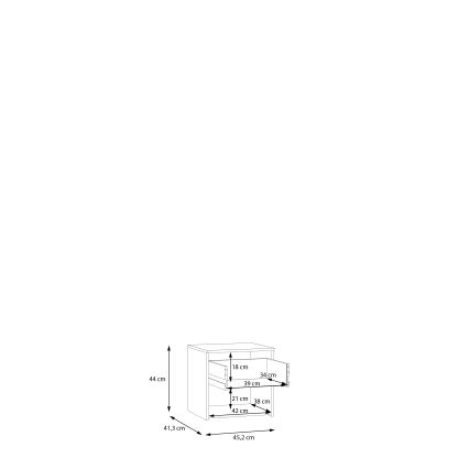 Comodino PANO beige