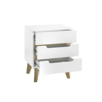 Comodino SINIRA bianco