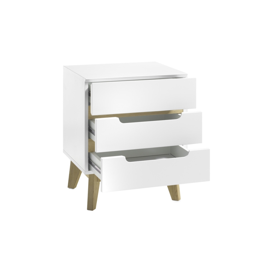 Comodino SINIRA bianco