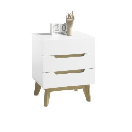 Comodino SINIRA bianco