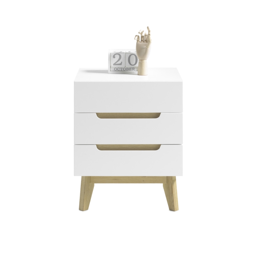 Comodino SINIRA bianco