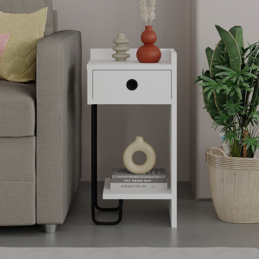 Comodino SONY bianco