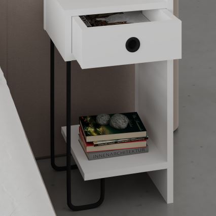 Comodino SONY bianco