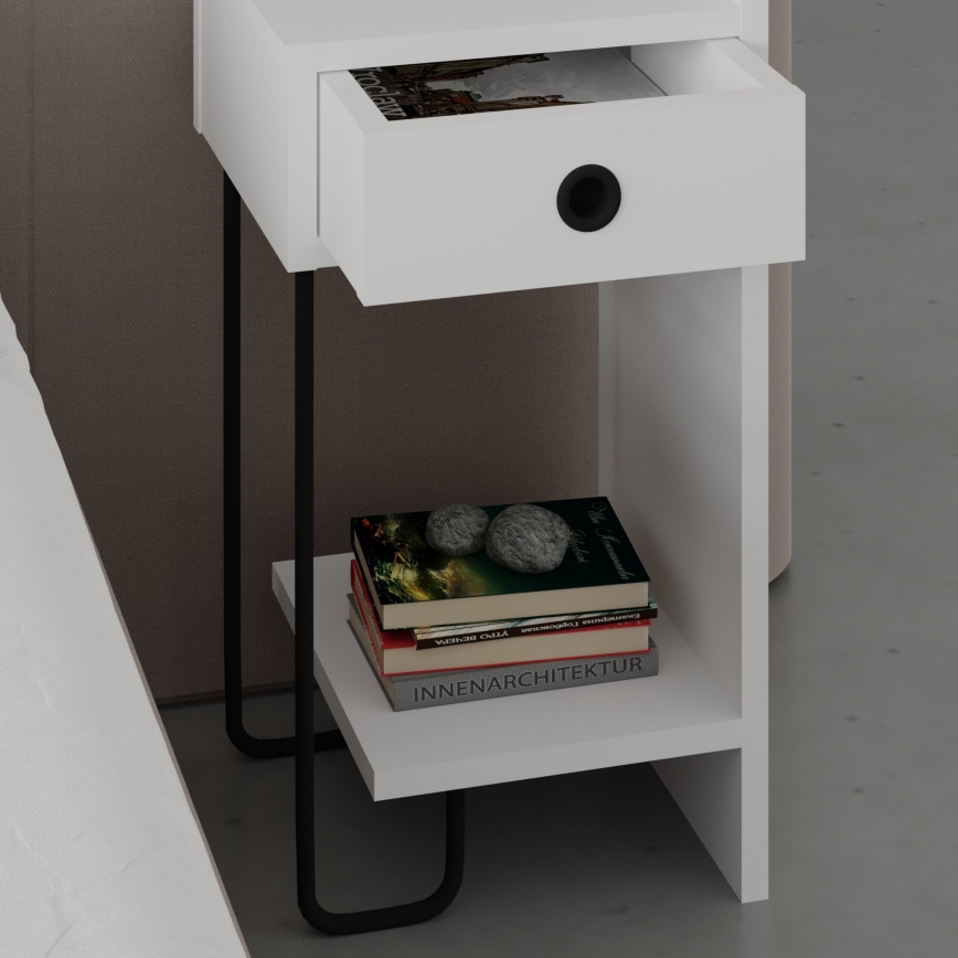 Comodino SONY bianco