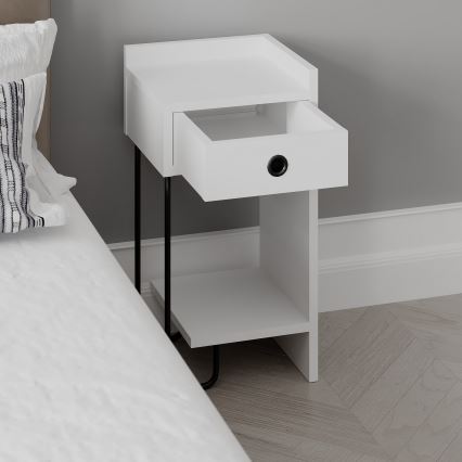 Comodino SONY bianco
