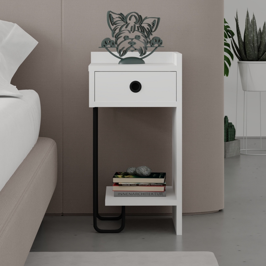 Comodino SONY bianco