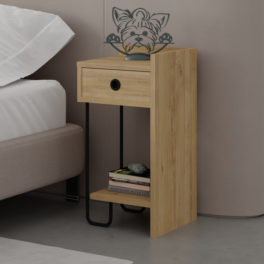 Comodino SONY in rovere