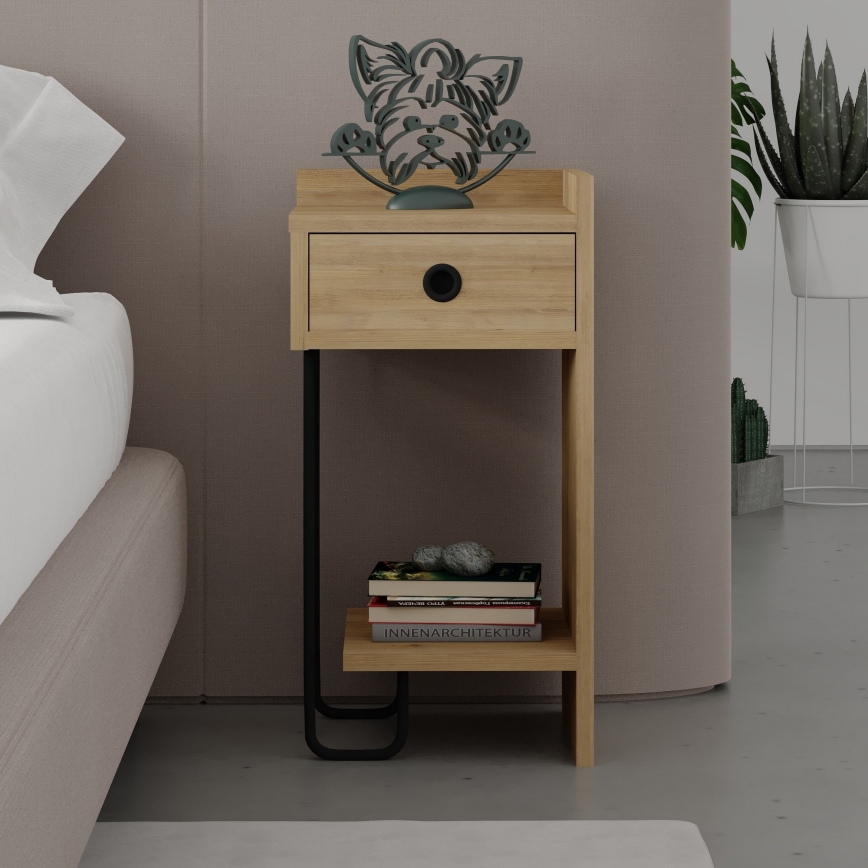 Comodino SONY in rovere