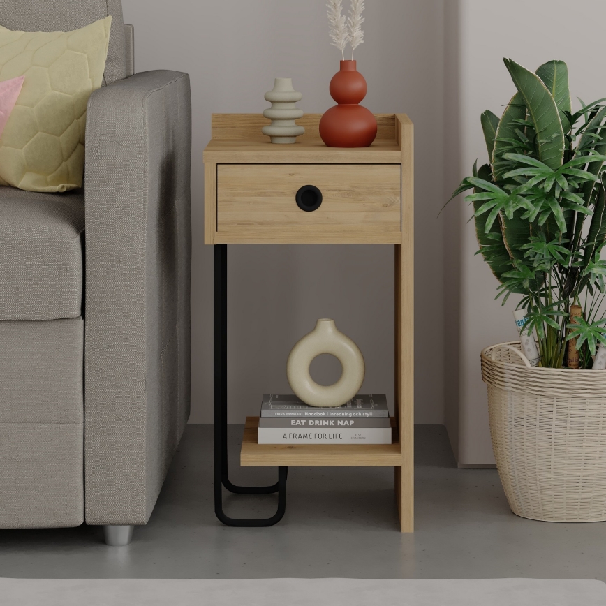 Comodino SONY in rovere