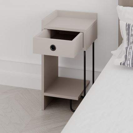 Comodino SONY tortora