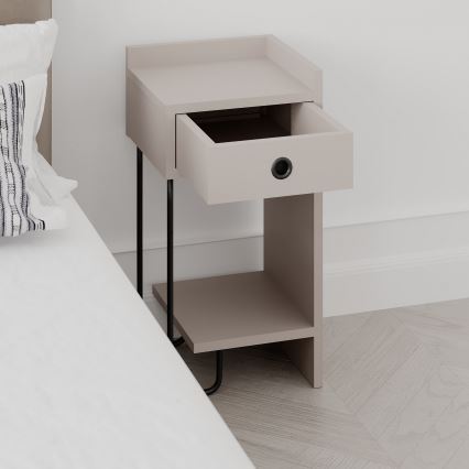 Comodino SONY tortora