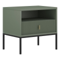 Comodino SUE verde/nero