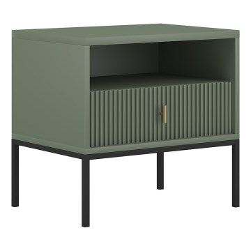 Comodino SUE verde/nero