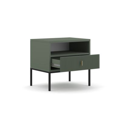 Comodino SUE verde/nero