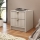 Comodino TIRENO 40x35 cm beige