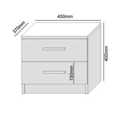 Comodino TOD rovere Sonoma