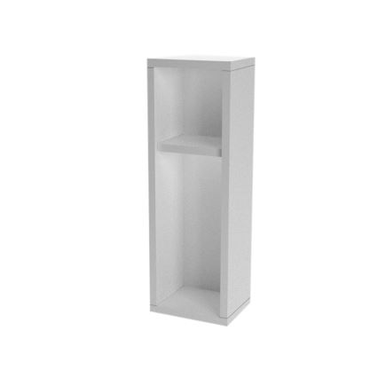 Comodino TURRA 65x20 cm bianco