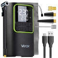 Compressore d'aria digitale tascabile 5V 4000 mAh, nero