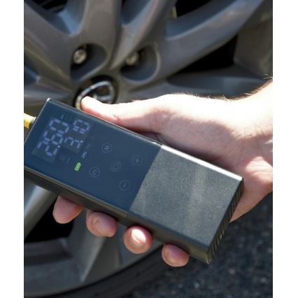 Compressore digitale tascabile 4000 mAh 5V nero