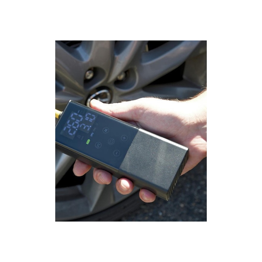 Compressore digitale tascabile 4000 mAh 5V nero