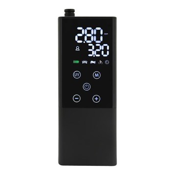 Compressore portatile digitale 4000 mAh 5V nero