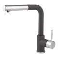 Concept BDG4527BC - Miscelatore per lavello con doccetta estraibile 26,9 cm granito/nero