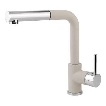Concept BDG4527BE - Miscelatore per lavello con doccetta estraibile 26,9 cm granito/beige
