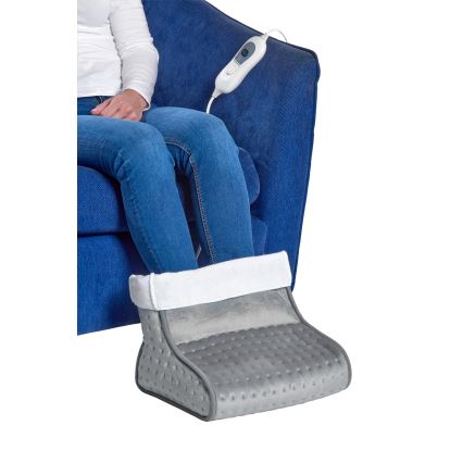 Concept BV1020 - Scaldapiedi elettrico 100W/230V 30x30 cm grigio/bianco