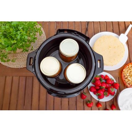 Concept CK8001 - Pentola a pressione elettrica multifunzione 5,6 l 1000W/230V Wi-Fi acciaio inossidabile