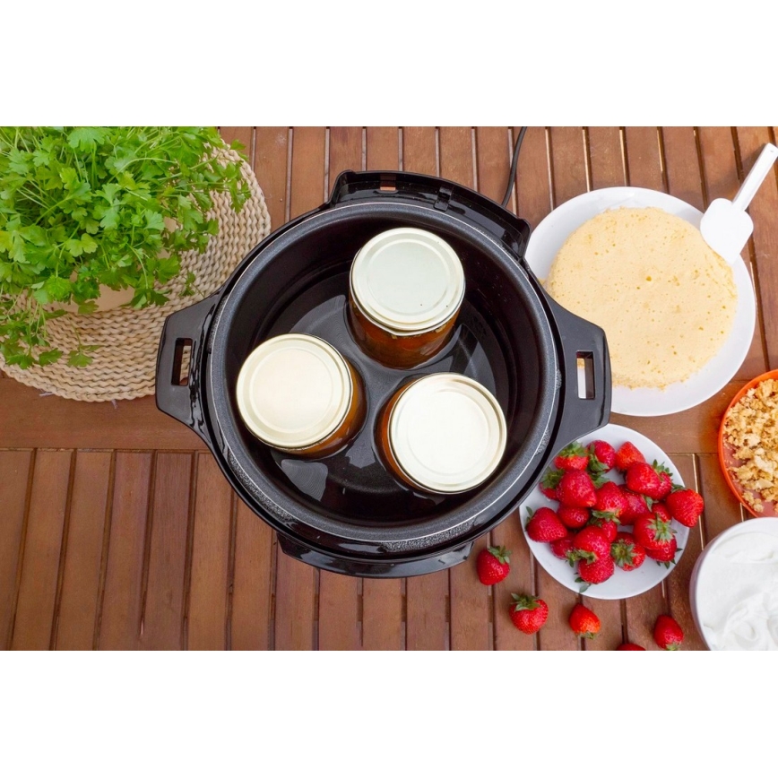 Concept CK8001 - Pentola a pressione elettrica multifunzione 5,6 l 1000W/230V Wi-Fi acciaio inossidabile