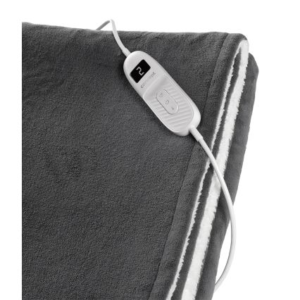 Concept DV7420 - Coperta elettrica riscaldante 160W/230V 180x130 cm grigia/bianca