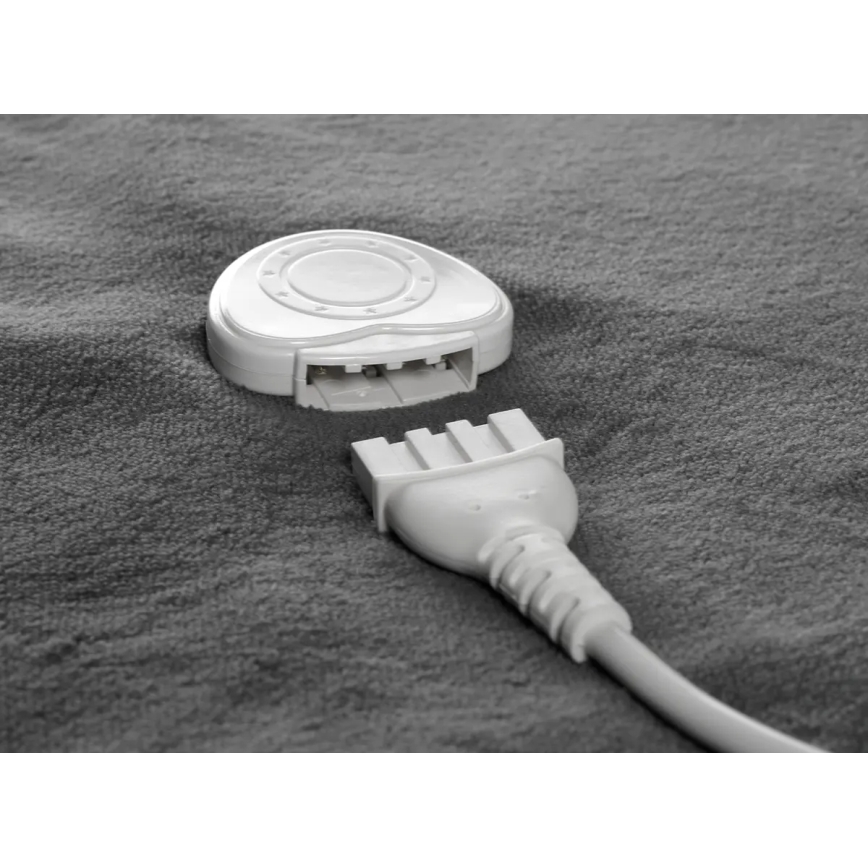 Concept DV7420 - Coperta elettrica riscaldante 160W/230V 180x130 cm grigia/bianca