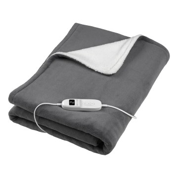 Concept DV7420 - Coperta elettrica riscaldante 160W/230V 180x130 cm grigio/bianco