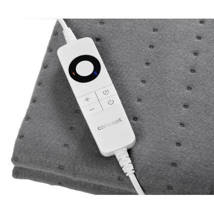 Concept DV7430 - Tappetino riscaldante elettrico 100W/230V 150x80 cm grigio