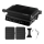 Concept ge3600 - Griglia a contatto con sonda di temperatura GLASS 2000W/230V nero