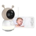 Concept KD4010 - Baby monitor intelligente SMART KIDO con display e sensore di movimento, 4,5W/230V, Wi-Fi, beige