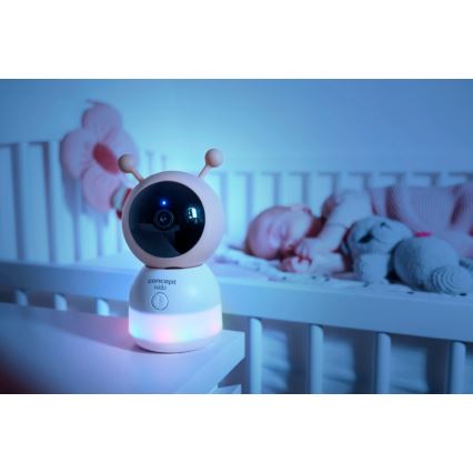 Concept KD4010 - Baby monitor intelligente SMART KIDO con display e sensore di movimento, 4,5W/230V, Wi-Fi, beige