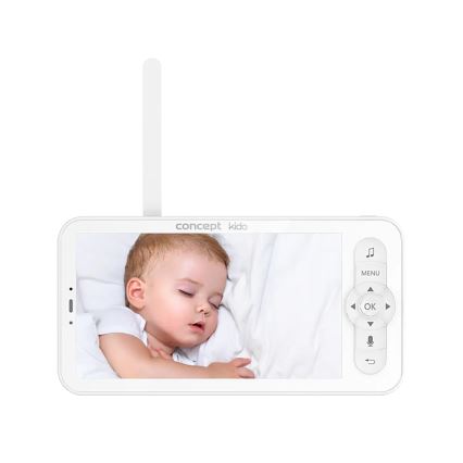 Concept KD4010 - Baby monitor intelligente SMART KIDO con display e sensore di movimento, 4,5W/230V, Wi-Fi, beige